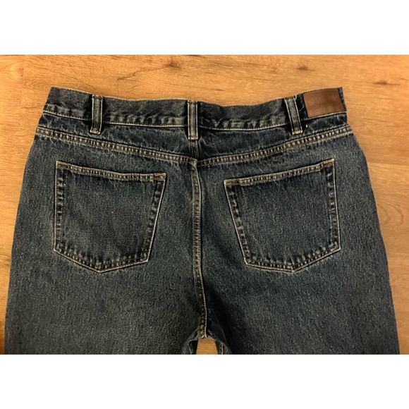 Kirkland Signature Men Denim Blue Jeans 38x32 Classic Straight Legs Regular Fit - Picture 4 of 5